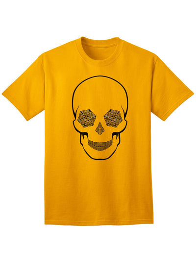 Hypno Skull Unisex Adult Mens and Womens T-Shirt-Womens T-Shirt-TooLoud-Gold-Small-Davson Sales