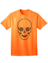 Hypno Skull Unisex Adult Mens and Womens T-Shirt-Womens T-Shirt-TooLoud-Neon Orange-Small-Davson Sales