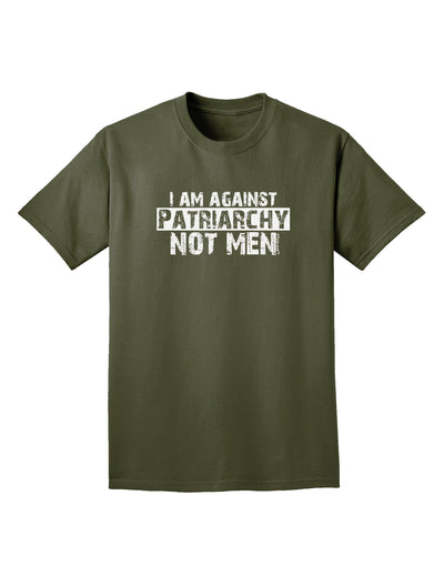 I Am Against Patriarchy Adult Dark T-Shirt-Mens T-Shirt-TooLoud-Military-Green-Small-Davson Sales