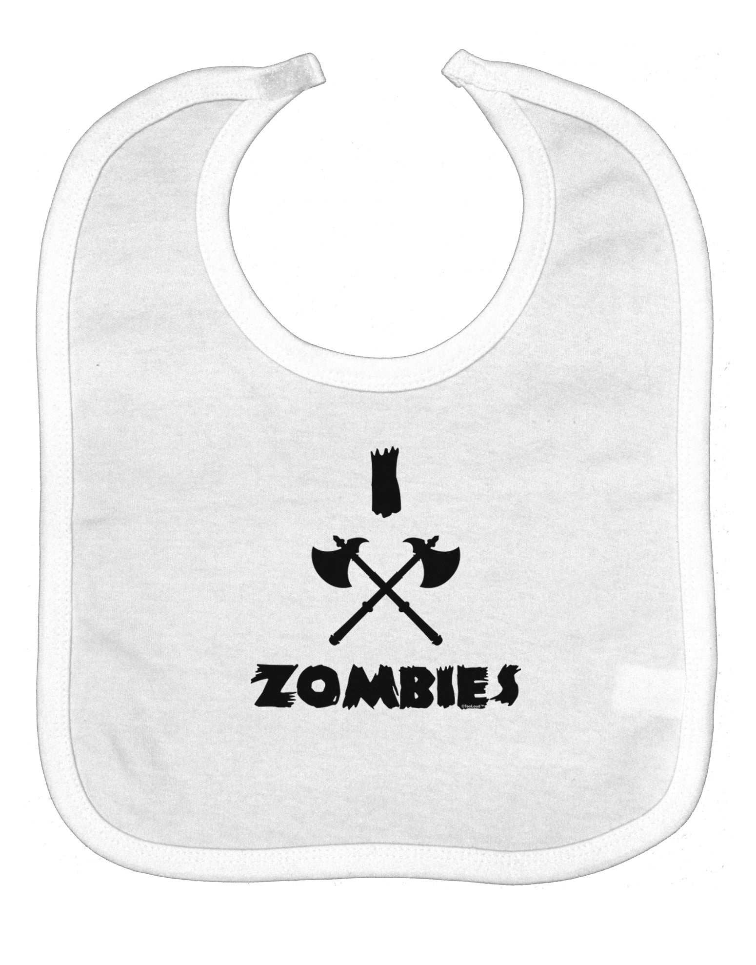 I Axe Zombies - Funny Apocalypse Baby Bib