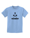 I Axe Zombies - Funny Apocalypse Childrens T-Shirt-Childrens T-Shirt-TooLoud-Light-Blue-X-Small-Davson Sales