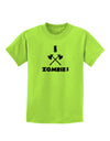 I Axe Zombies - Funny Apocalypse Childrens T-Shirt-Childrens T-Shirt-TooLoud-Lime-Green-X-Small-Davson Sales