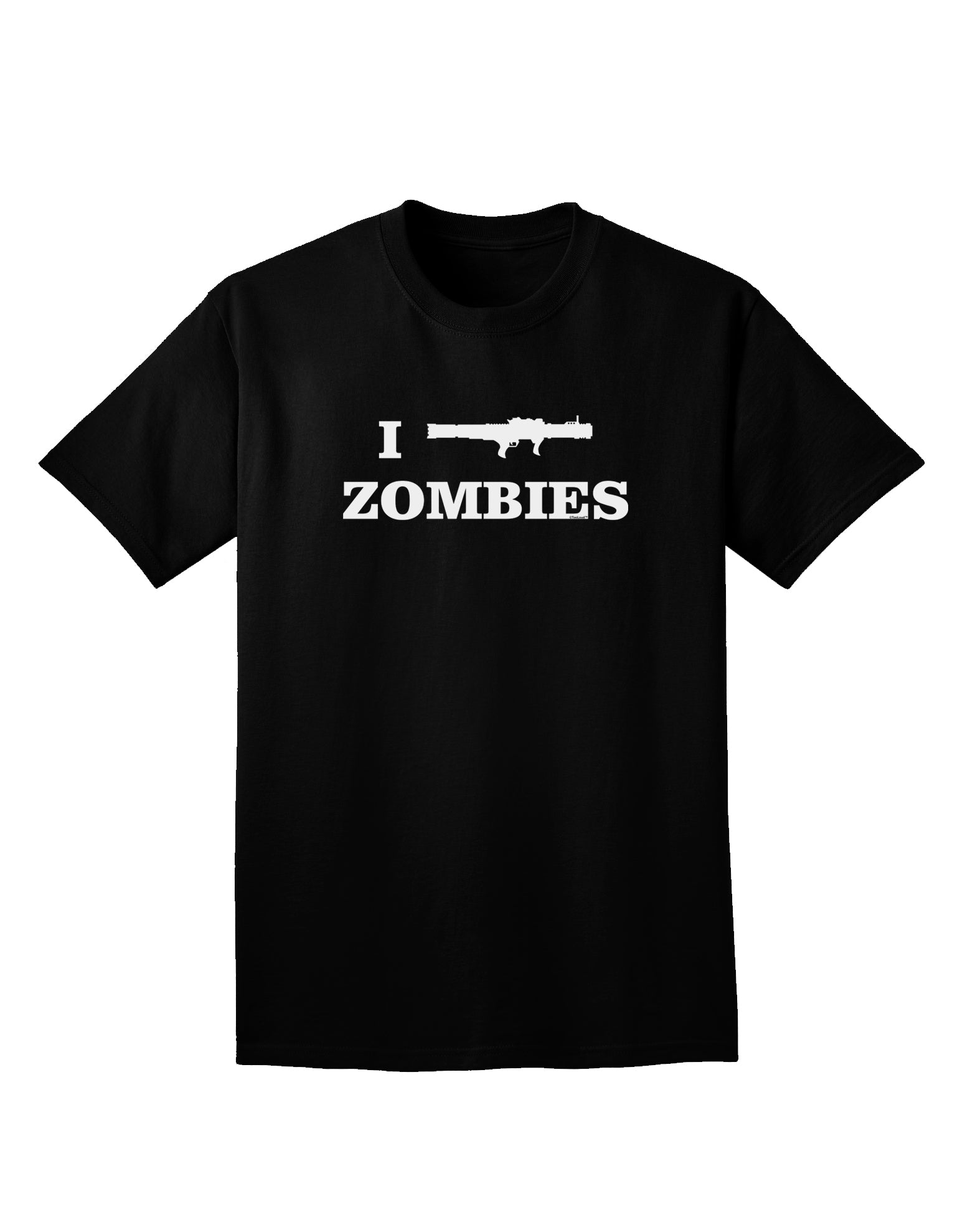 I Bazooka Zombies - Funny Apocalypse Adult Dark V-Neck T-Shirt-Mens V-Neck T-Shirt-TooLoud-Black-Small-Davson Sales