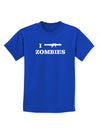 I Bazooka Zombies - Funny Apocalypse Childrens Dark T-Shirt-Childrens T-Shirt-TooLoud-Royal-Blue-X-Small-Davson Sales