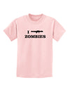 I Bazooka Zombies - Funny Apocalypse Childrens T-Shirt-Childrens T-Shirt-TooLoud-PalePink-X-Small-Davson Sales