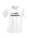 I Bazooka Zombies - Funny Apocalypse Childrens T-Shirt-Childrens T-Shirt-TooLoud-White-X-Small-Davson Sales