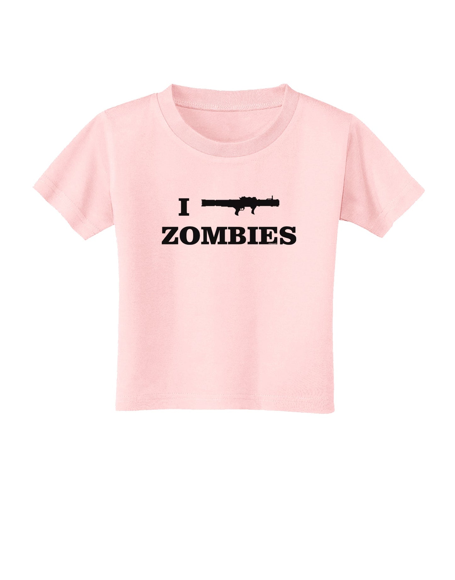 I Bazooka Zombies - Funny Apocalypse Toddler T-Shirt-Toddler T-Shirt-TooLoud-Light-Pink-2T-Davson Sales
