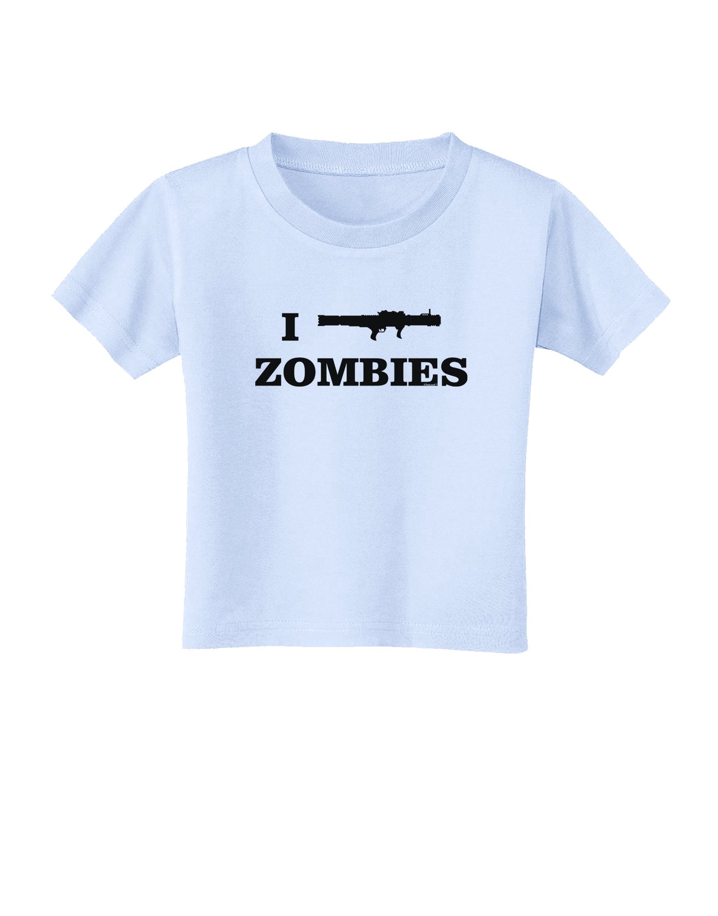 I Bazooka Zombies - Funny Apocalypse Toddler T-Shirt-Toddler T-Shirt-TooLoud-Light-Blue-2T-Davson Sales