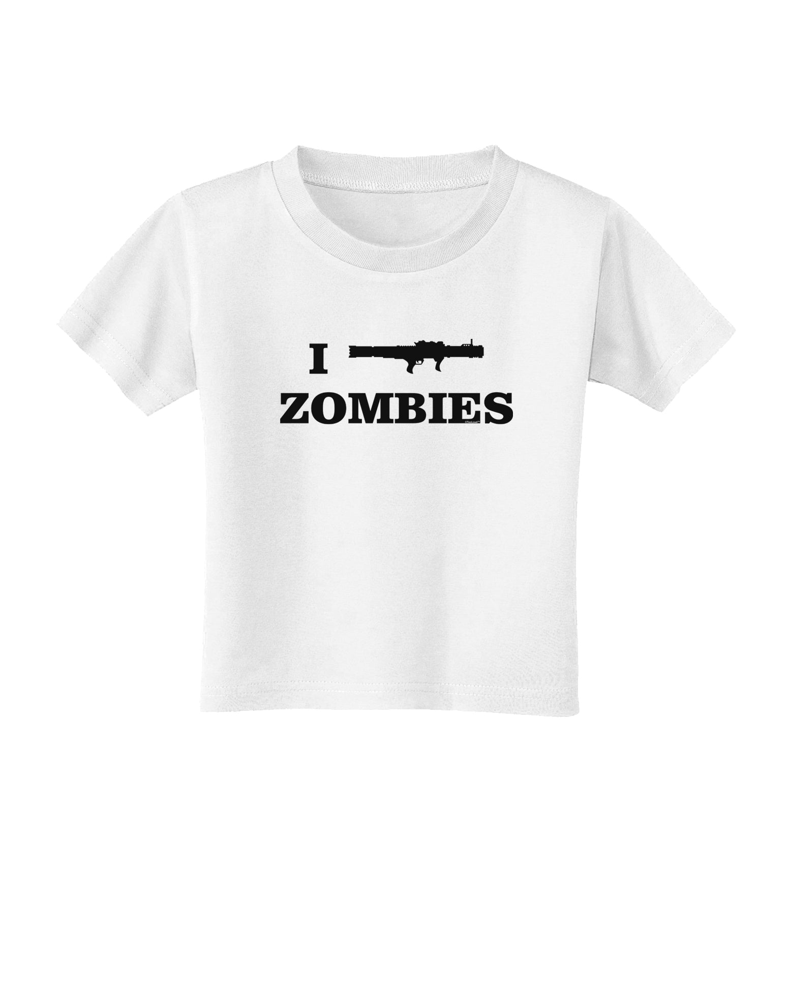 I Bazooka Zombies - Funny Apocalypse Toddler T-Shirt-Toddler T-Shirt-TooLoud-White-2T-Davson Sales