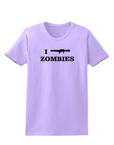 I Bazooka Zombies - Funny Apocalypse Womens T-Shirt-Womens T-Shirt-TooLoud-Lavender-X-Small-Davson Sales