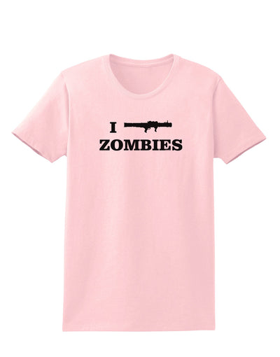 I Bazooka Zombies - Funny Apocalypse Womens T-Shirt-Womens T-Shirt-TooLoud-PalePink-X-Small-Davson Sales