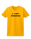 I Bazooka Zombies - Funny Apocalypse Womens T-Shirt-Womens T-Shirt-TooLoud-Gold-X-Small-Davson Sales