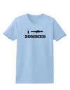 I Bazooka Zombies - Funny Apocalypse Womens T-Shirt-Womens T-Shirt-TooLoud-Light-Blue-X-Small-Davson Sales