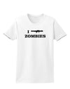 I Bazooka Zombies - Funny Apocalypse Womens T-Shirt-Womens T-Shirt-TooLoud-White-X-Small-Davson Sales