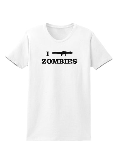 I Bazooka Zombies - Funny Apocalypse Womens T-Shirt-Womens T-Shirt-TooLoud-White-X-Small-Davson Sales