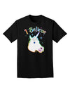 I Believe in Unicorns Adult Dark T-Shirt-Mens T-Shirt-TooLoud-Black-Small-Davson Sales