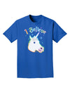 I Believe in Unicorns Adult Dark T-Shirt-Mens T-Shirt-TooLoud-Royal-Blue-Small-Davson Sales