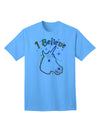 I Believe in Unicorns - Premium Adult T-Shirt for Unicorn Enthusiasts-Mens T-shirts-TooLoud-Aquatic-Blue-Small-Davson Sales