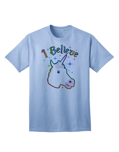 I Believe in Unicorns - Premium Adult T-Shirt for Unicorn Enthusiasts-Mens T-shirts-TooLoud-Light-Blue-Small-Davson Sales