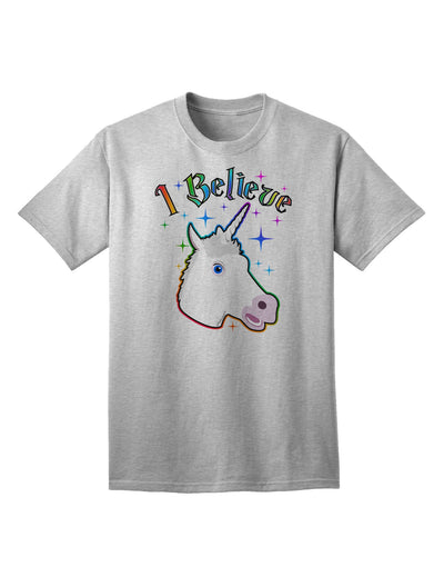 I Believe in Unicorns - Premium Adult T-Shirt for Unicorn Enthusiasts-Mens T-shirts-TooLoud-AshGray-Small-Davson Sales