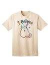 I Believe in Unicorns - Premium Adult T-Shirt for Unicorn Enthusiasts-Mens T-shirts-TooLoud-Natural-Small-Davson Sales
