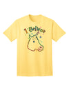 I Believe in Unicorns - Premium Adult T-Shirt for Unicorn Enthusiasts-Mens T-shirts-TooLoud-Yellow-Small-Davson Sales