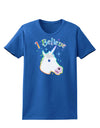 I Believe in Unicorns Womens Dark T-Shirt-TooLoud-Royal-Blue-X-Small-Davson Sales