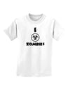 I Biohazard Zombies - Apocalypse Childrens T-Shirt-Childrens T-Shirt-TooLoud-White-X-Small-Davson Sales