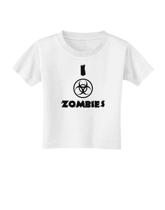 I Biohazard Zombies - Apocalypse Toddler T-Shirt-Toddler T-Shirt-TooLoud-White-2T-Davson Sales