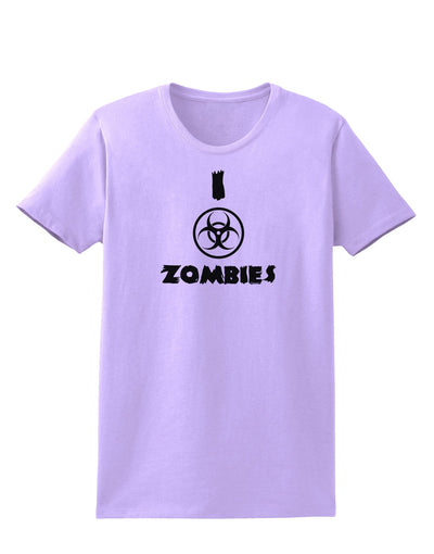 I Biohazard Zombies - Apocalypse Womens T-Shirt-Womens T-Shirt-TooLoud-Lavender-X-Small-Davson Sales