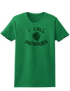 I Call Shenanigans Adult Womens St. Patrick's Day T-Shirt-TooLoud-Kelly Green-Small-Davson Sales