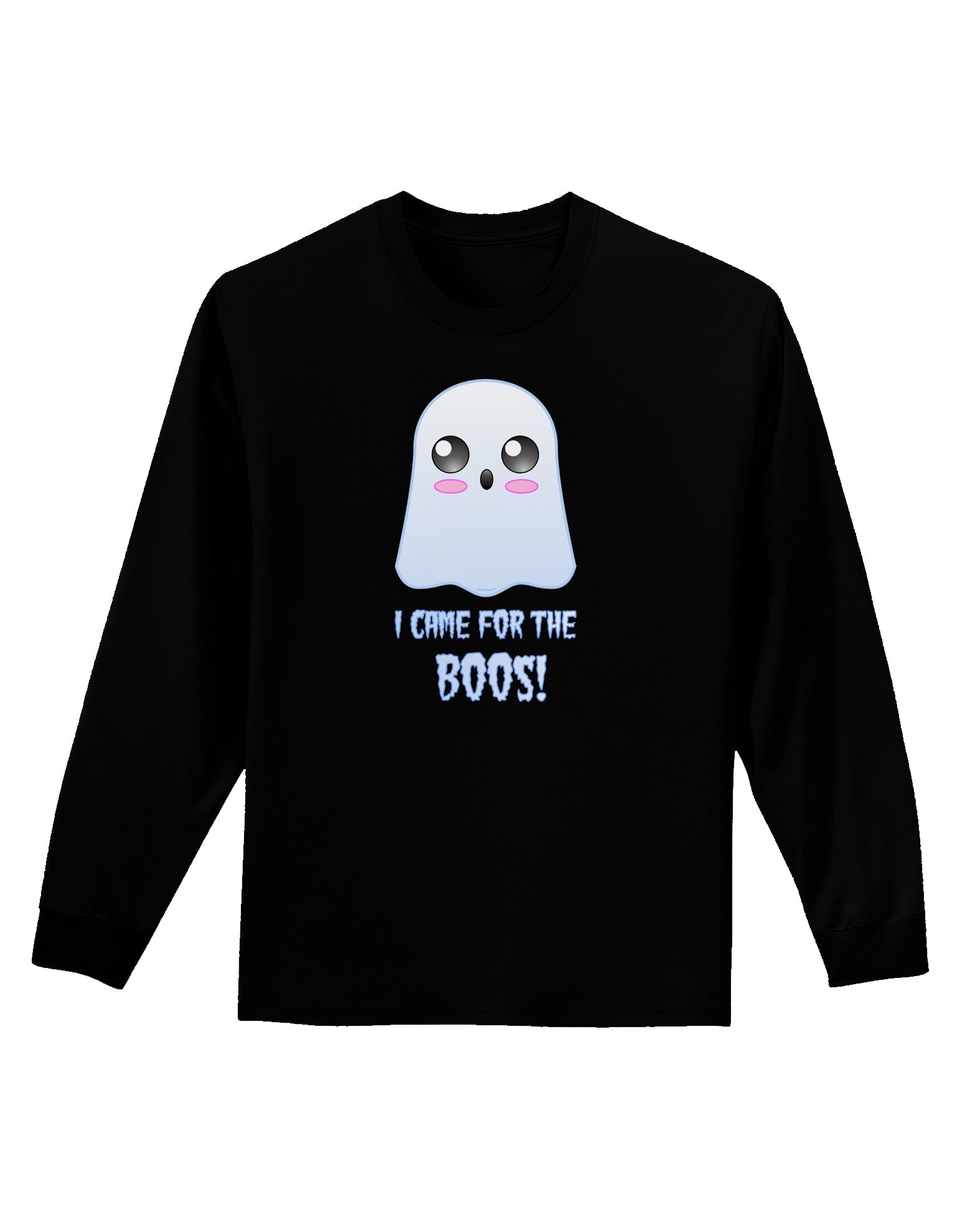 I Came for the Boos - Halloween Adult Long Sleeve Dark T-Shirt-TooLoud-Black-Small-Davson Sales