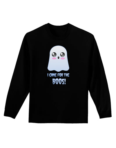 I Came for the Boos - Halloween Adult Long Sleeve Dark T-Shirt-TooLoud-Black-Small-Davson Sales