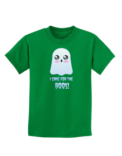 I Came for the Boos - Halloween Childrens Dark T-Shirt-Childrens T-Shirt-TooLoud-Kelly-Green-X-Small-Davson Sales