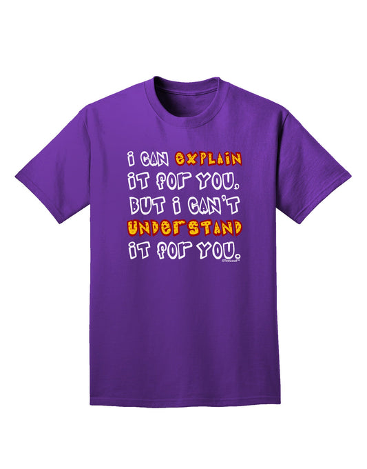 I Can Explain It For You Adult Dark T-Shirt-Mens T-Shirt-TooLoud-Purple-Small-Davson Sales