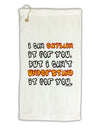 I Can Explain It For You Micro Terry Gromet Golf Towel 16 x 25 inch by TooLoud-Golf Towel-TooLoud-White-Davson Sales