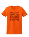 I Can Explain It For You Womens T-Shirt-Womens T-Shirt-TooLoud-Orange-X-Small-Davson Sales