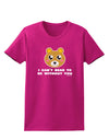 I Can't Bear To Be Without You - Cute Bear Womens Dark T-Shirt by TooLoud-Womens T-Shirt-TooLoud-Hot-Pink-Small-Davson Sales