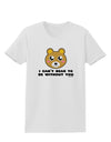 I Can't Bear To Be Without You - Cute Bear Womens T-Shirt by TooLoud-Womens T-Shirt-TooLoud-White-X-Small-Davson Sales