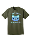 I Can't Bear to be Without You Blue Adult Dark T-Shirt-Mens T-Shirt-TooLoud-Military-Green-Small-Davson Sales