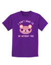 I Can't Bear to be Without You Childrens Dark T-Shirt-Childrens T-Shirt-TooLoud-Purple-X-Small-Davson Sales