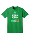 I Can't Keep Calm I'm Irish Adult Dark T-Shirt-Mens T-Shirt-TooLoud-Kelly-Green-Small-Davson Sales