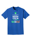 I Can't Keep Calm I'm Irish Adult Dark T-Shirt-Mens T-Shirt-TooLoud-Royal-Blue-Small-Davson Sales