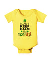 I Can't Keep Calm I'm Irish Baby Romper Bodysuit-Baby Romper-TooLoud-Yellow-06-Months-Davson Sales