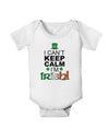 I Can't Keep Calm I'm Irish Baby Romper Bodysuit-Baby Romper-TooLoud-White-06-Months-Davson Sales