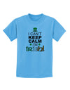 I Can't Keep Calm I'm Irish Childrens T-Shirt-Childrens T-Shirt-TooLoud-Aquatic-Blue-X-Small-Davson Sales