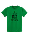 I Can't Keep Calm I'm Irish Childrens T-Shirt-Childrens T-Shirt-TooLoud-Kelly-Green-X-Small-Davson Sales