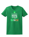 I Can't Keep Calm I'm Irish Womens Dark T-Shirt-TooLoud-Kelly-Green-X-Small-Davson Sales