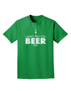 I Didn't Text You - Beer Adult Dark T-Shirt-Mens T-Shirt-TooLoud-Kelly-Green-Small-Davson Sales