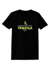 I Didn't Text You - Tequila Womens Dark T-Shirt-TooLoud-Black-X-Small-Davson Sales